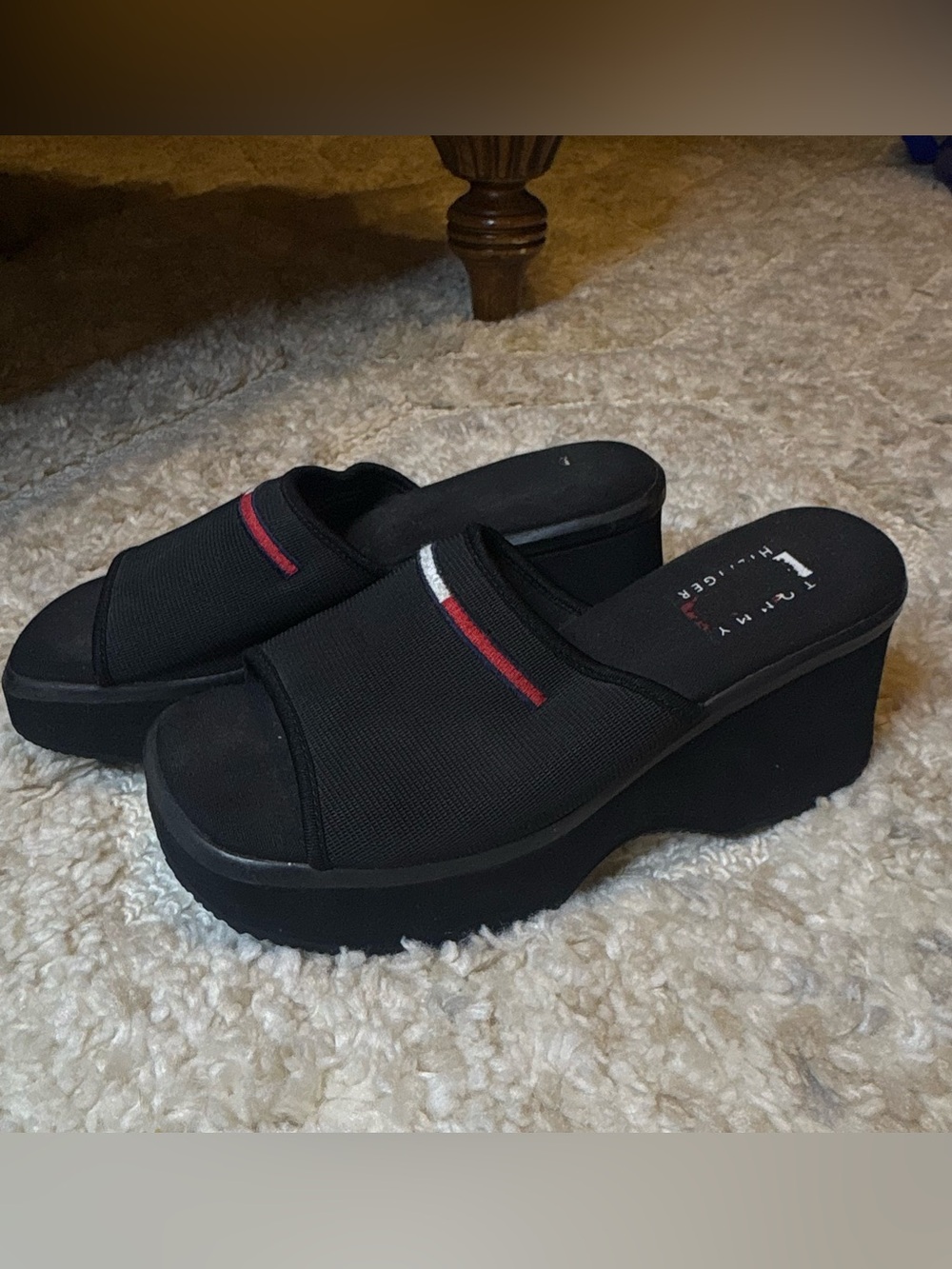 Vintage 90s Tommy Hilfiger chunky sandals women’s size 7